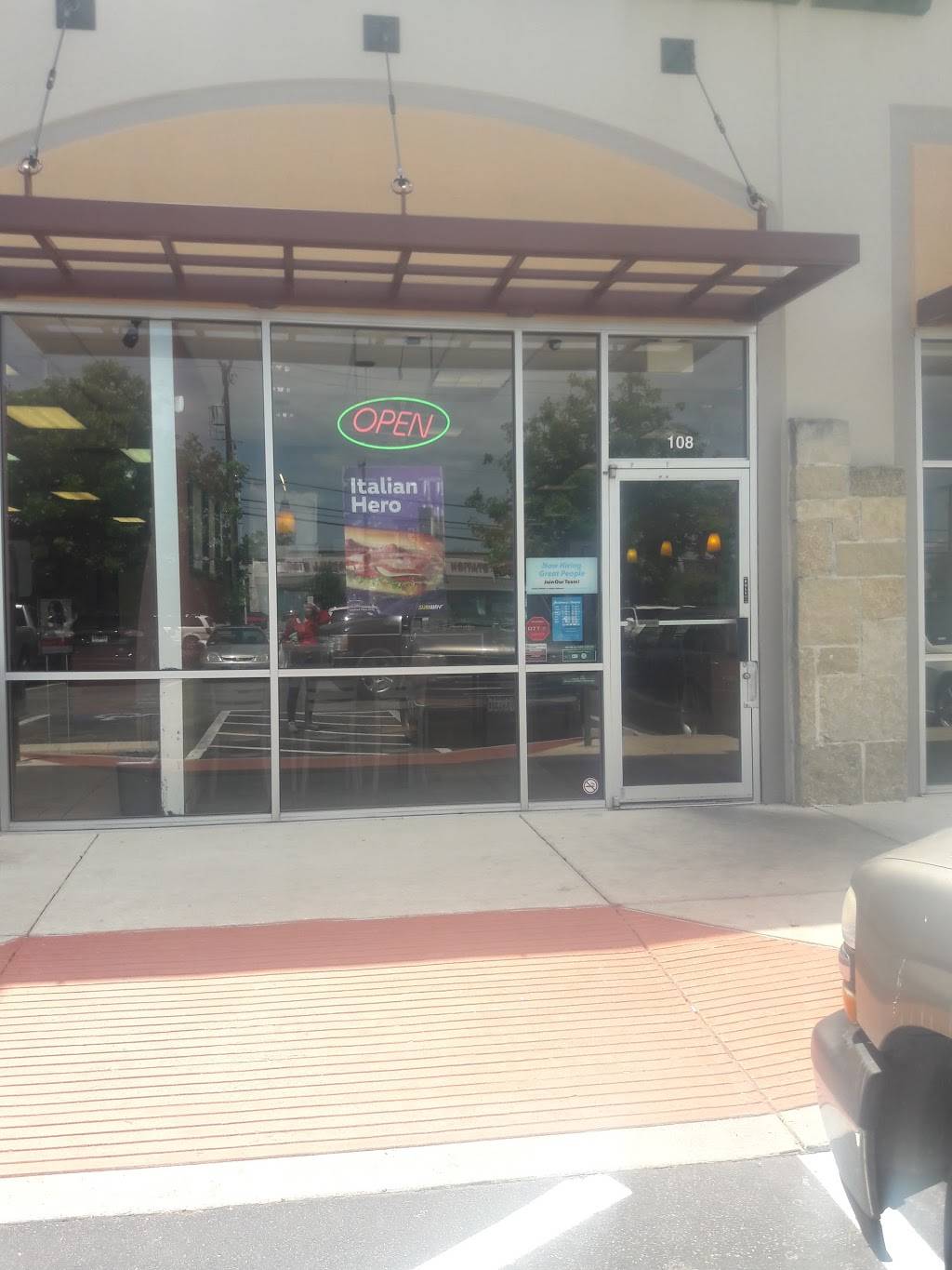 Subway | restaurant | 10650 Culebra Rd Suite 108 Culebra Market SC, San Antonio, TX 78251, USA | 2107671113 OR +1 210-767-1113