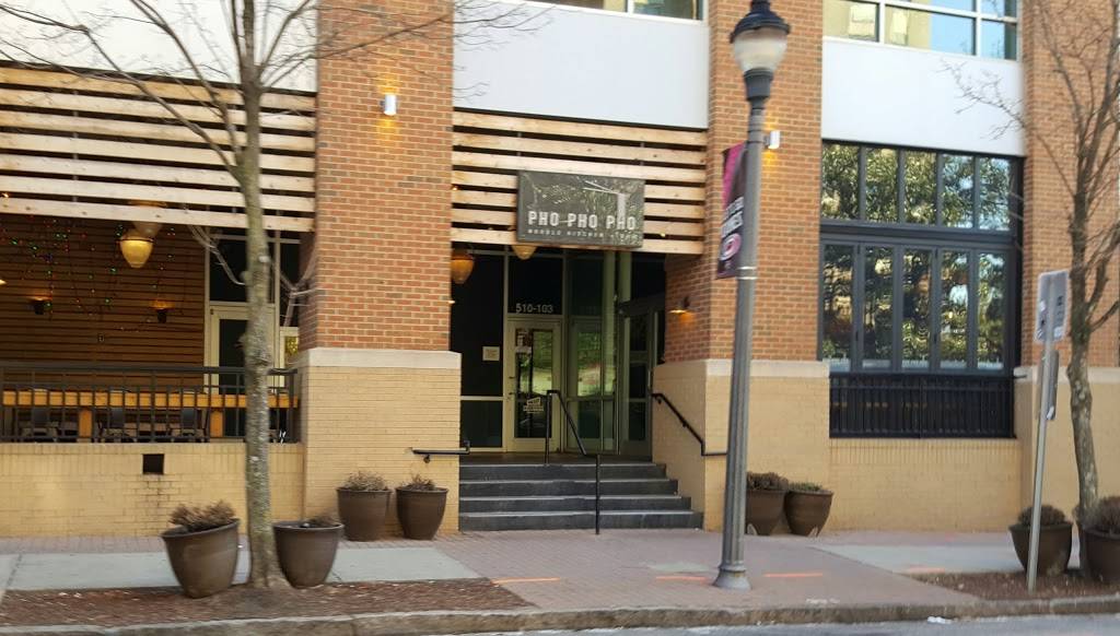 Pho Pho Pho Noodle Kitchen and Bar | restaurant | 510 Glenwood Ave #103, Raleigh, NC 27603, USA | 9193221433 OR +1 919-322-1433