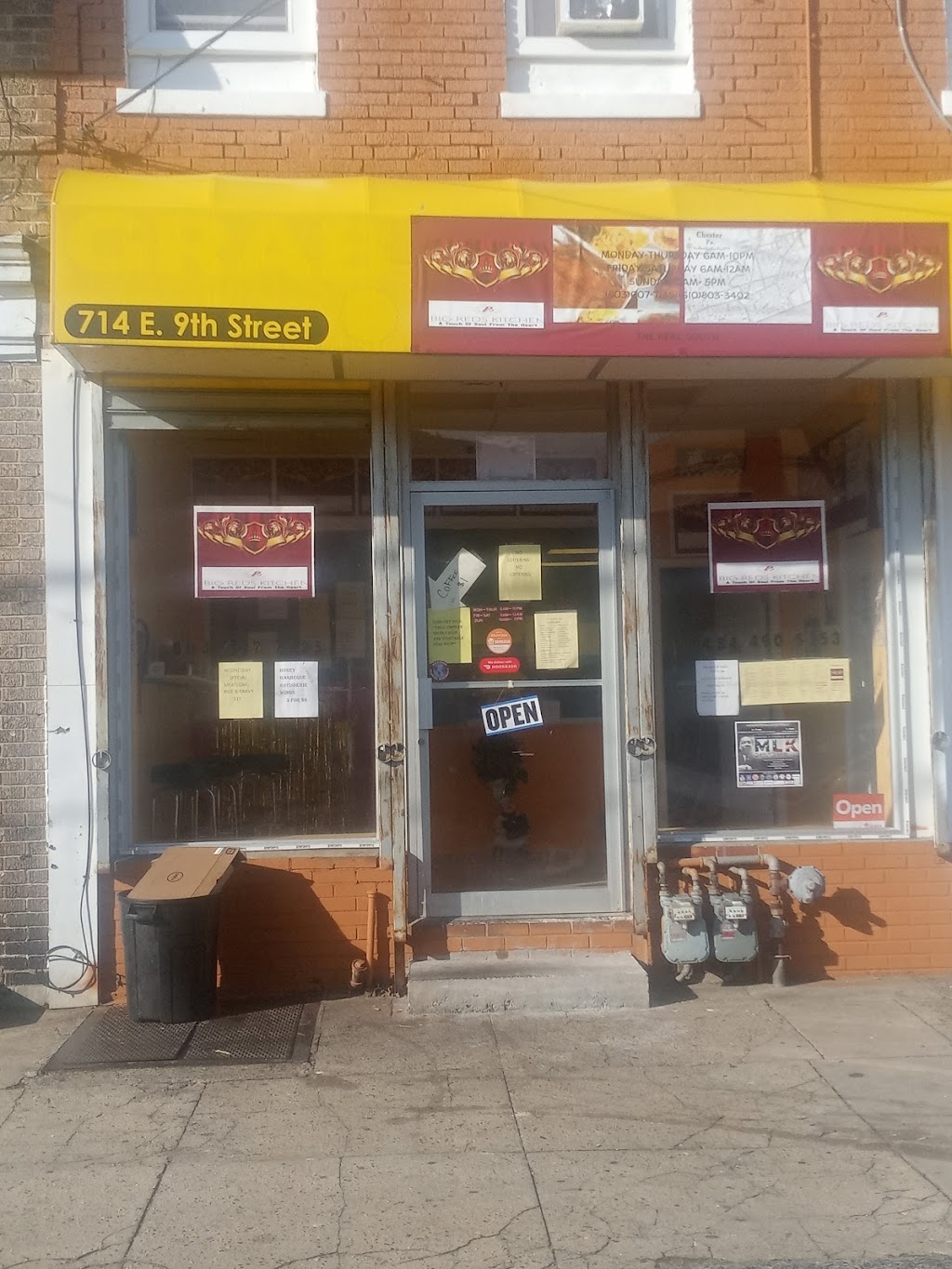 Big Reds Kitchen | restaurant | 714 9th St, Chester, PA 19013, USA | 4844905153 OR +1 484-490-5153