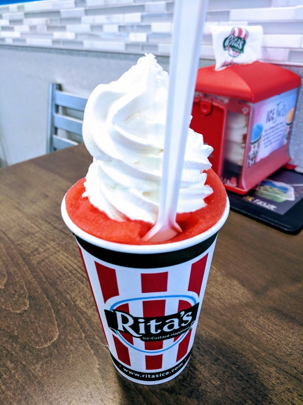 Ritas Italian Ice & Frozen Custard | restaurant | 8910 E 96th St, Fishers, IN 46037, USA | 3175985111 OR +1 317-598-5111