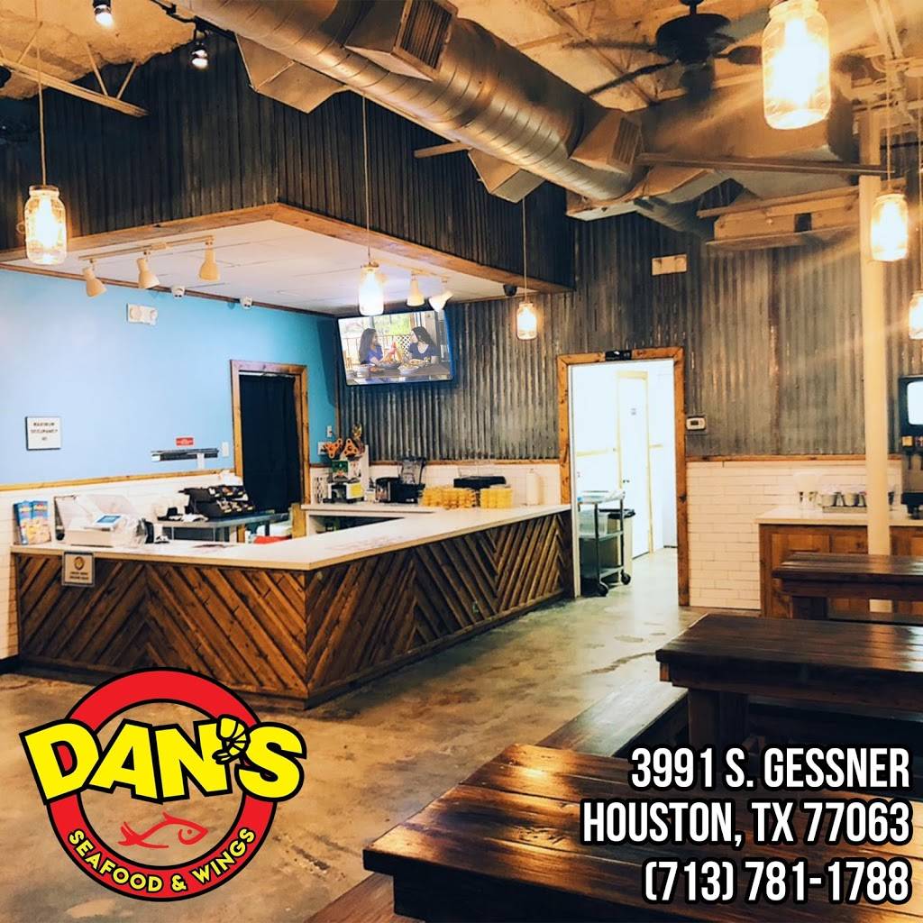 Dans Seafood & Wings | restaurant | 3991 S Gessner Rd, Houston, TX 77063, USA | 7137811788 OR +1 713-781-1788