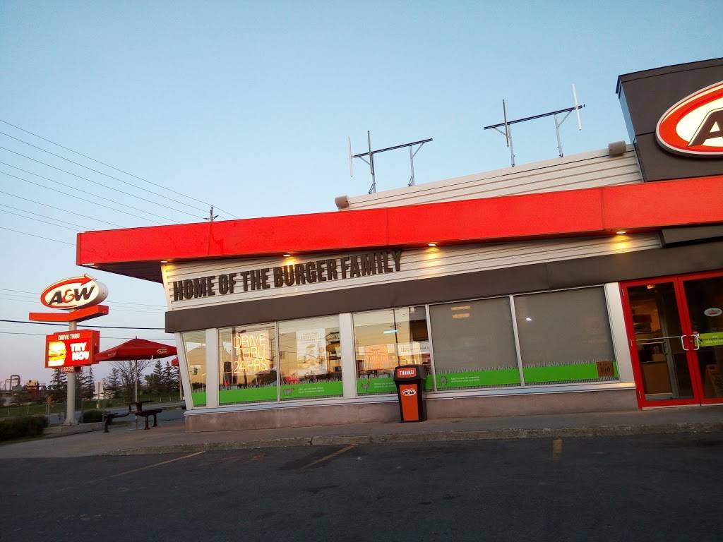 A&W Canada | restaurant | 3228 Hawthorne Rd, Ottawa, ON K1G 3W9, Canada | 6137308241 OR +1 613-730-8241