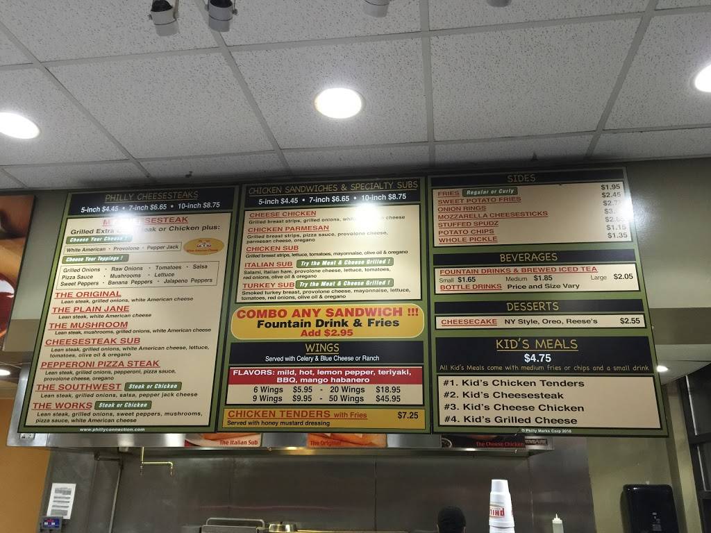 Philly Connection | meal takeaway | 929 Buford Dr ste 400, Lawrenceville, GA 30043, USA | 6784070500 OR +1 678-407-0500