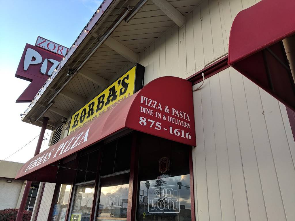Zorbas Pizza | restaurant | 1567 El Camino Real, Millbrae, CA 94030, USA | 6508751616 OR +1 650-875-1616