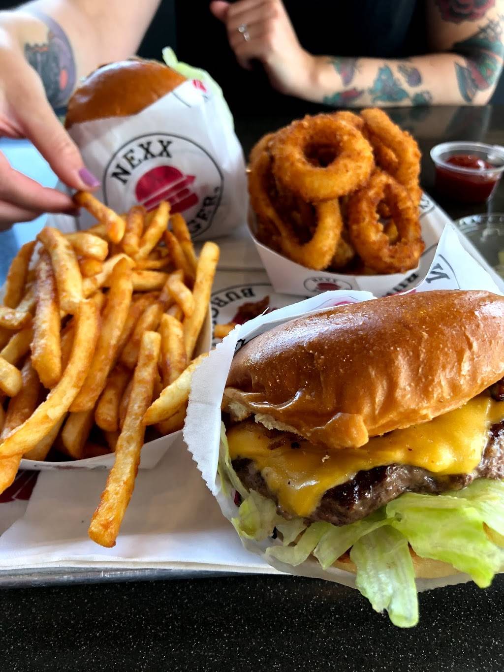 Nexx Burger | restaurant | 7414 Florence Ave, Downey, CA 90240, USA | 5627760144 OR +1 562-776-0144