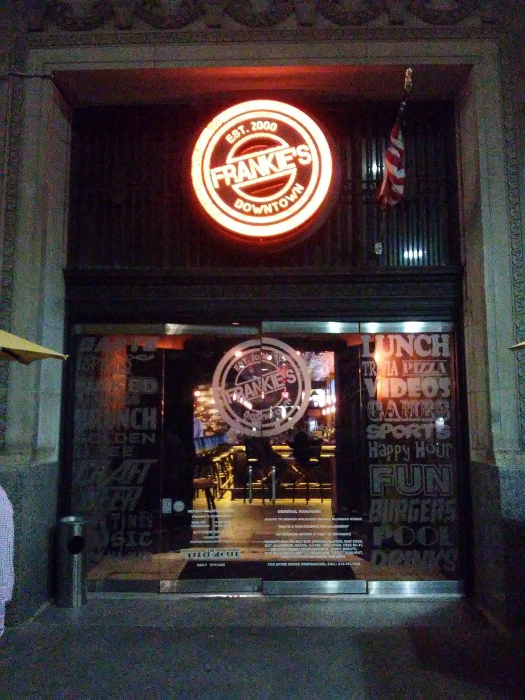 Frankies Downtown | restaurant | 1303 Main St, Dallas, TX 75202, USA | 2147411919 OR +1 214-741-1919