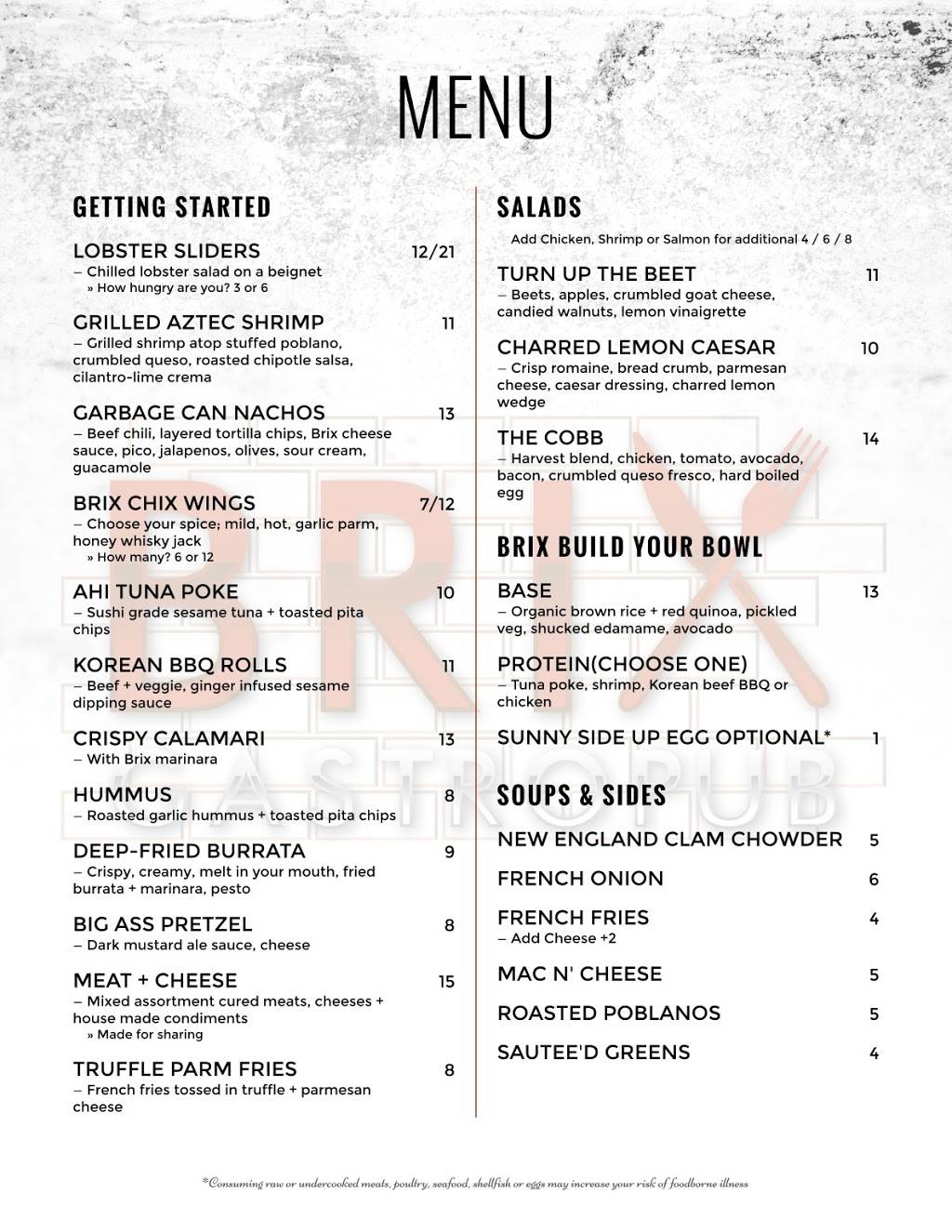 Brix Gastropub | restaurant | 1 King St, Marlboro, NY 12542, USA | 8452369981 OR +1 845-236-9981