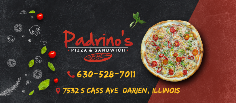 Padrinos Pizza US | restaurant | 7532 S Cass Ave, Darien, IL 60561, USA | 6305287011 OR +1 630-528-7011