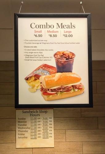 Wegmans Sub Shop | restaurant | 2000 Crossings Blvd, Lancaster, PA 17601, USA | 7173589475 OR +1 717-358-9475