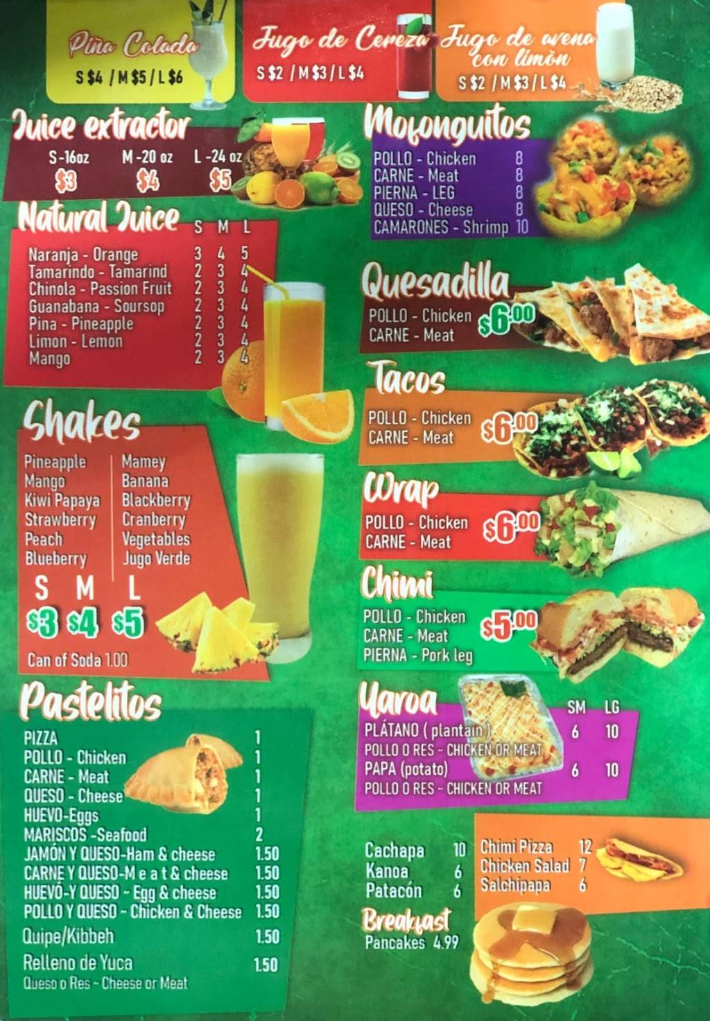 Antojitos Juice Bar and Restaurant | restaurant | 1402 Clay Ave, The Bronx, NY 10456, USA | 3472703061 OR +1 347-270-3061