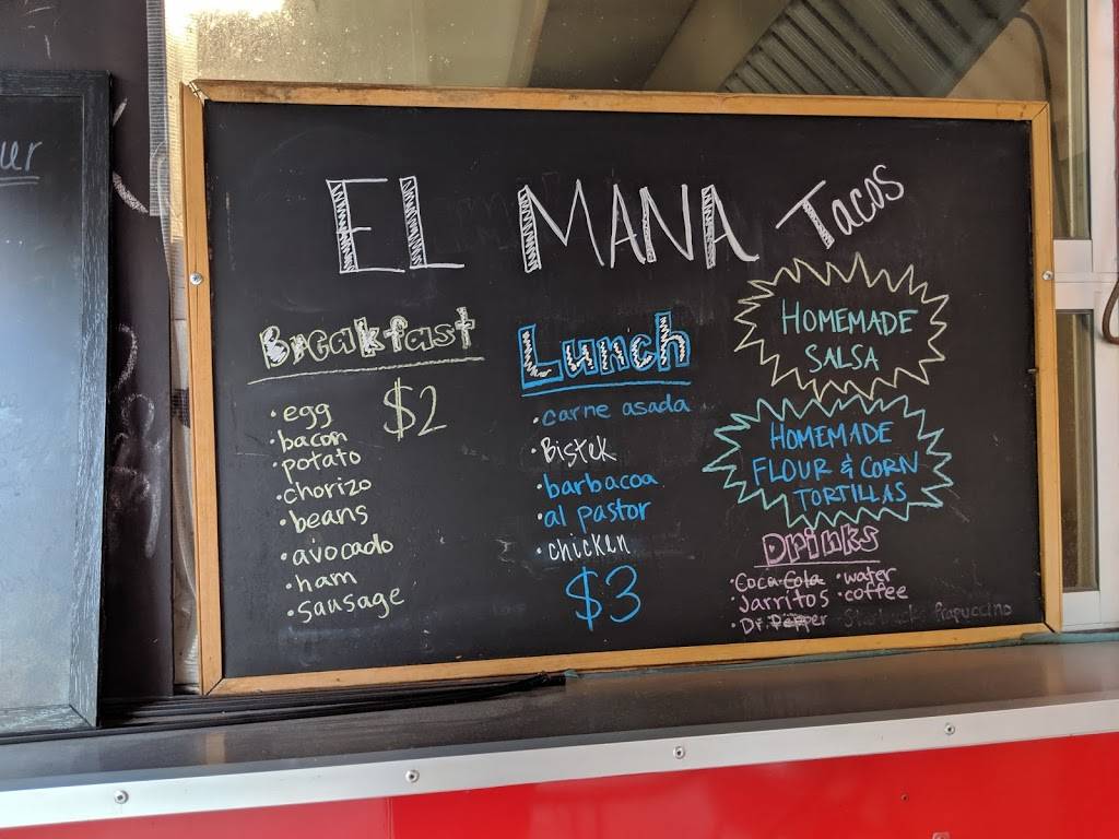 El Mana Mexican Food Truck | restaurant | 1316 E 38th 1/2 St, Austin, TX 78722, USA | 5126627208 OR +1 512-662-7208