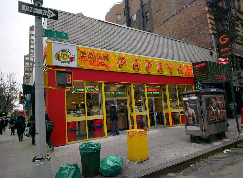Papaya King | restaurant | 179 East 86th St, New York, NY 10028, USA | 2123690648 OR +1 212-369-0648