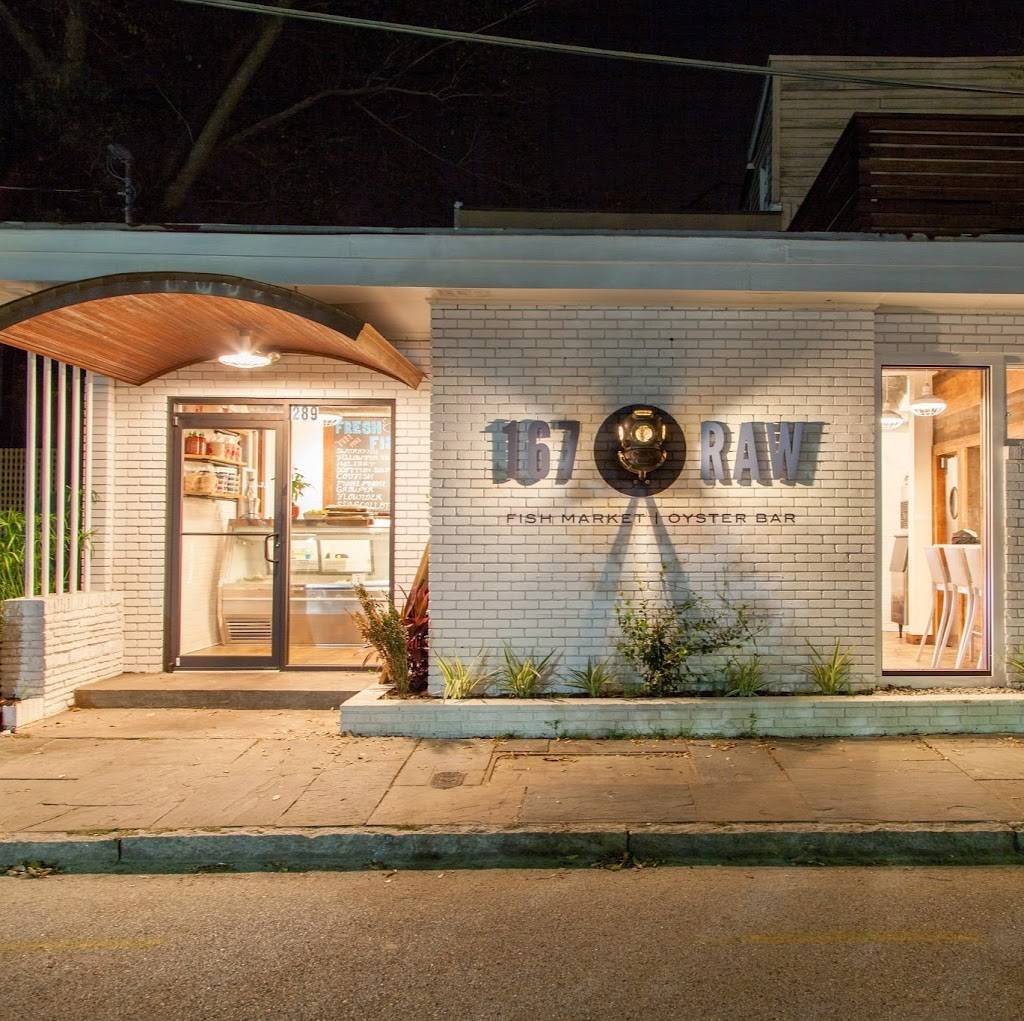 167 Raw | restaurant | 289 E Bay St, Charleston, SC 29401, USA | 8435794997 OR +1 843-579-4997