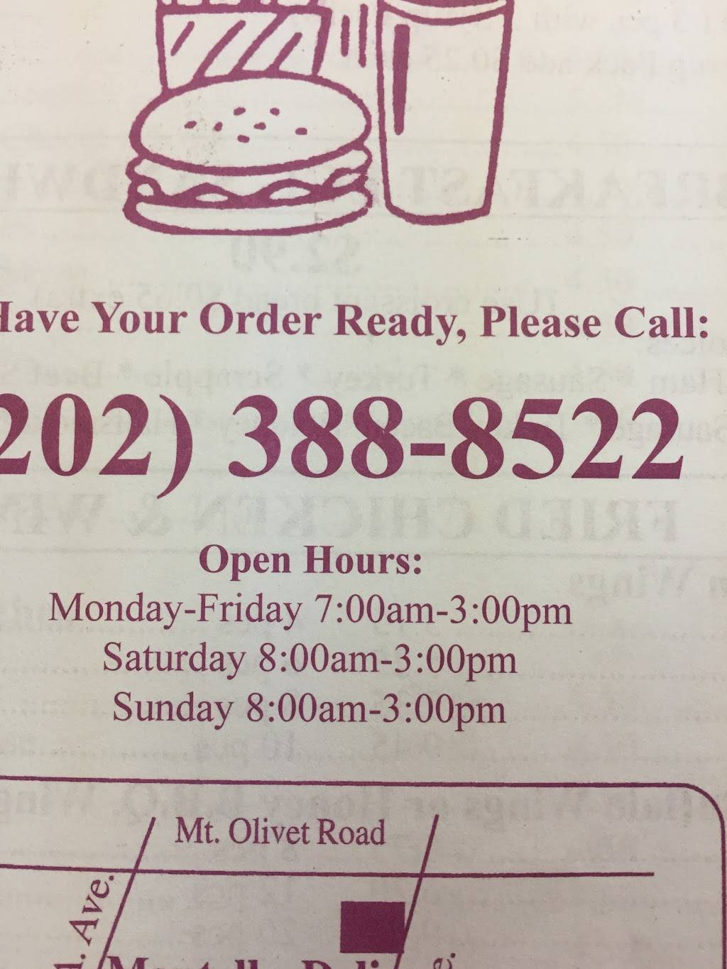 Montello Deli | meal takeaway | 1725 Montello Ave NE, Washington, DC 20002, USA | 2023888522 OR +1 202-388-8522