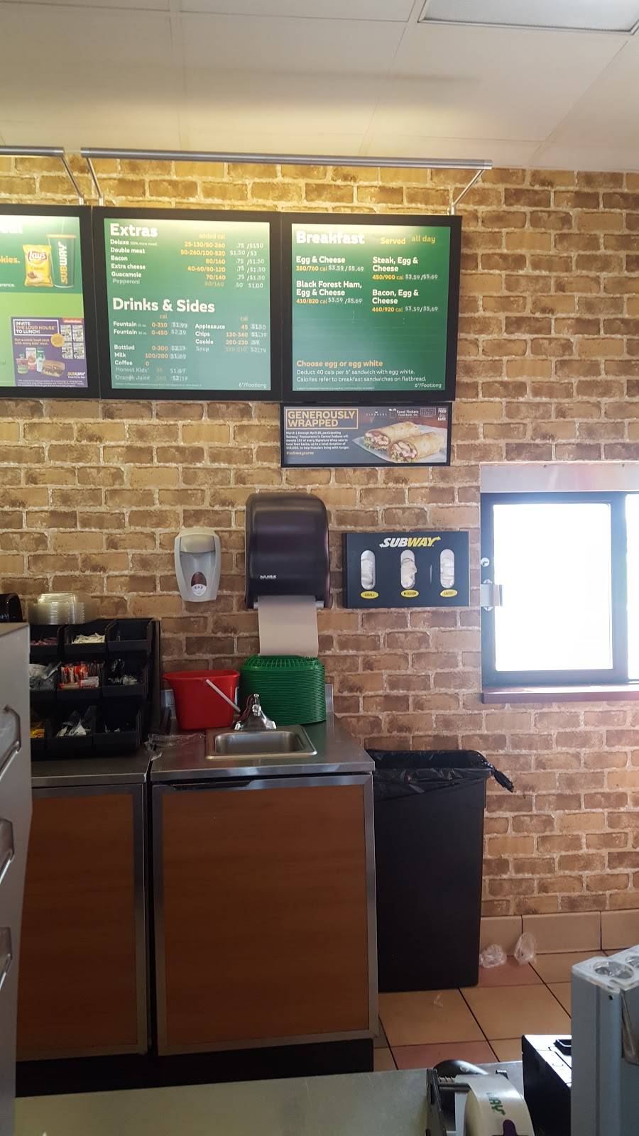 Subway | restaurant | 401 E Lincoln Rd, Kokomo, IN 46902, USA | 7654506236 OR +1 765-450-6236