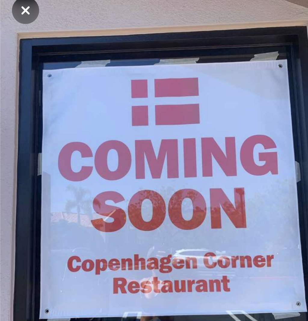 Copenhagen Corner | restaurant | 31161 Niguel Rd, Laguna Niguel, CA 92677, USA | 9494297900 OR +1 949-429-7900