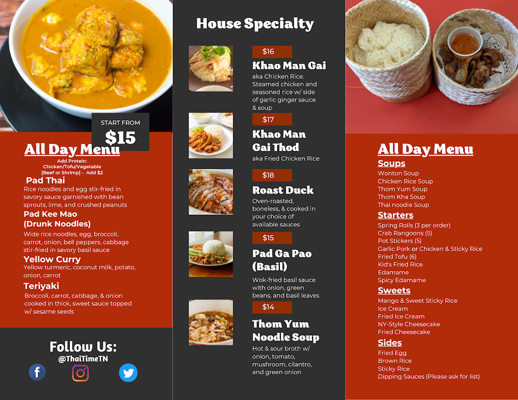 Thai Time Restaurant | restaurant | 6200 Chapman Hwy, Knoxville, TN 37920, USA | 8652537185 OR +1 865-253-7185