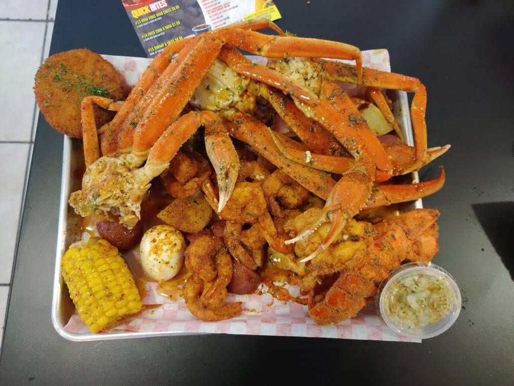 Krab Kingz Seafood | restaurant | 4180 S Jones Blvd #1-2, Las Vegas, NV 89103, USA | 7025186951 OR +1 702-518-6951