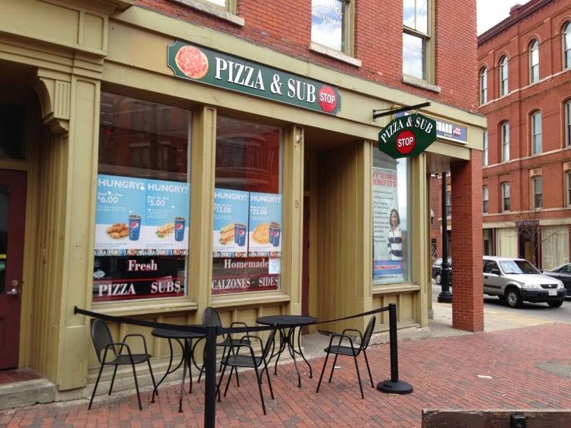 Pizza & Sub Stop | restaurant | 5 Merrimack St, Lowell, MA 01852, USA | 9786560009 OR +1 978-656-0009