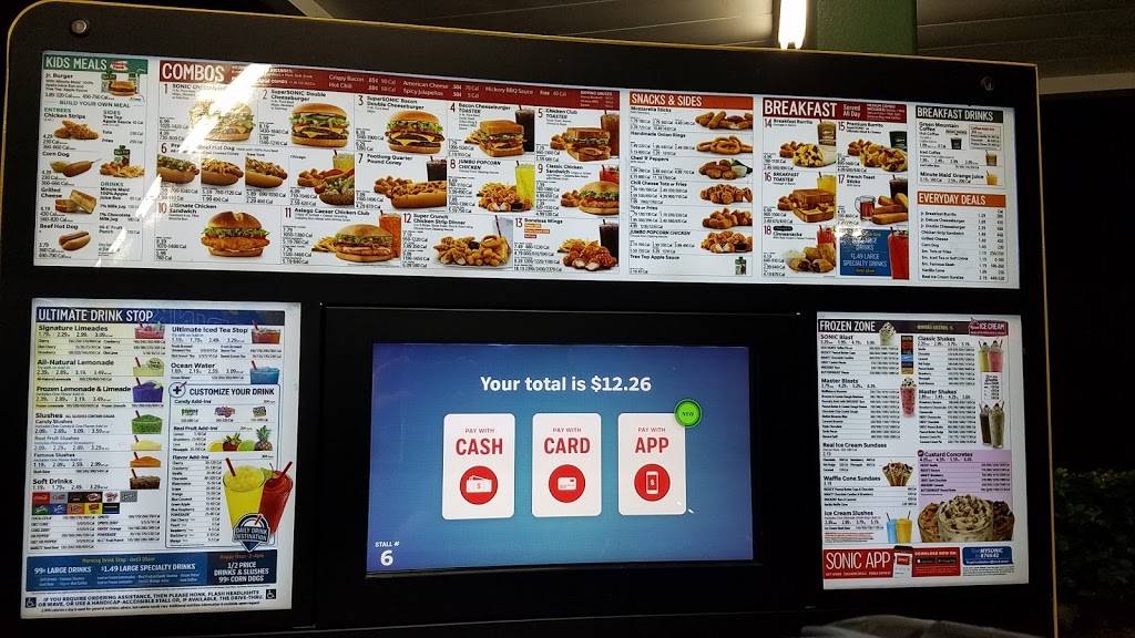 Sonic Drive-In | restaurant | 2320 E Bearss Ave, Tampa, FL 33613, USA | 8139791272 OR +1 813-979-1272