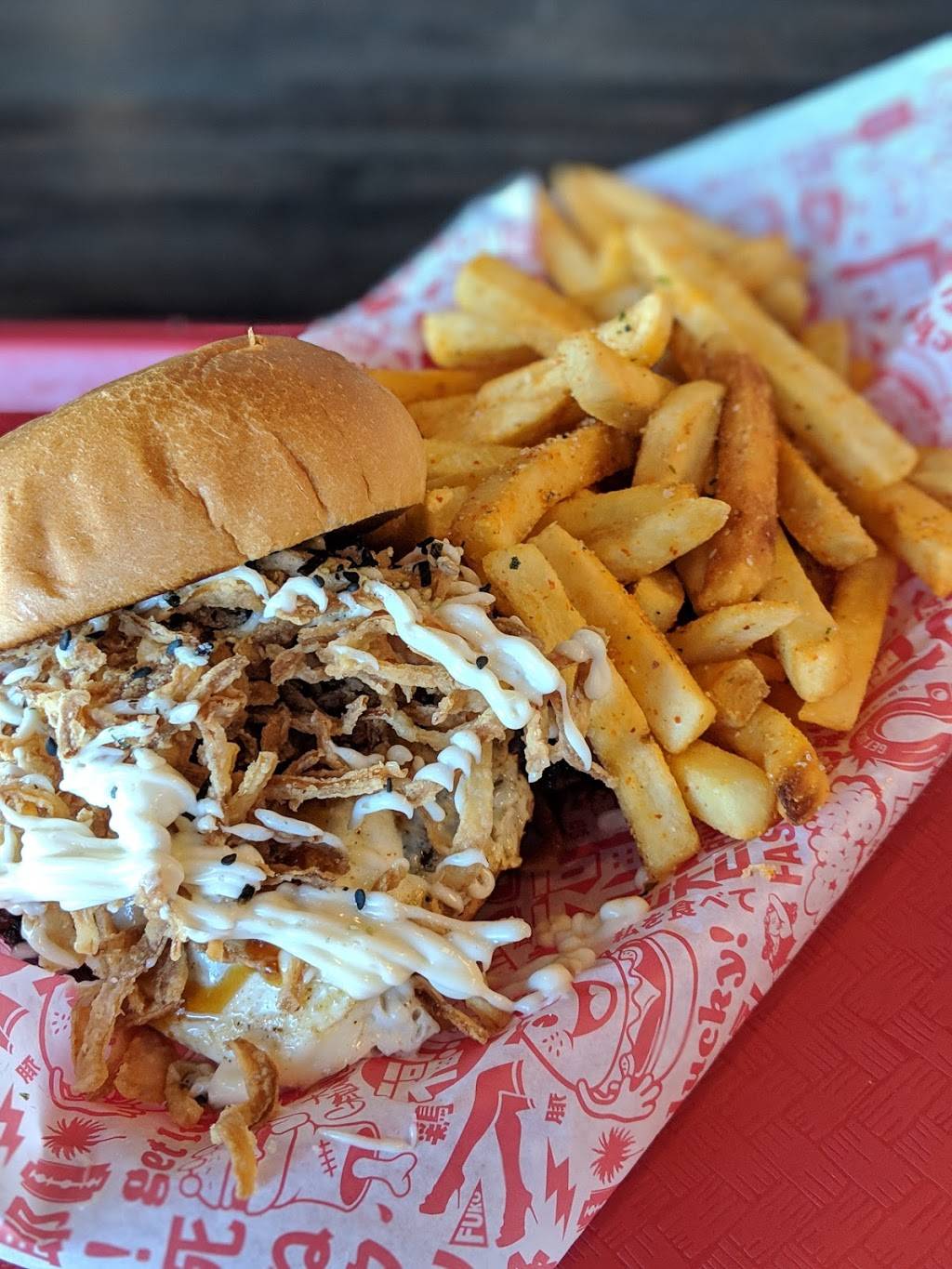 Fukuburger Buffalo | restaurant | 7365 S Buffalo Dr unit a, Las Vegas, NV 89113, USA | 7026846161 OR +1 702-684-6161