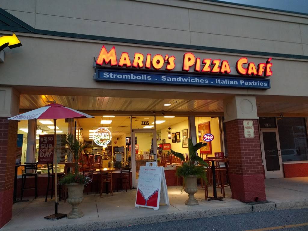 Marios Pizza Cafè | meal delivery | 3335 Hamilton Blvd, Allentown, PA 18103, USA | 6104354484 OR +1 610-435-4484
