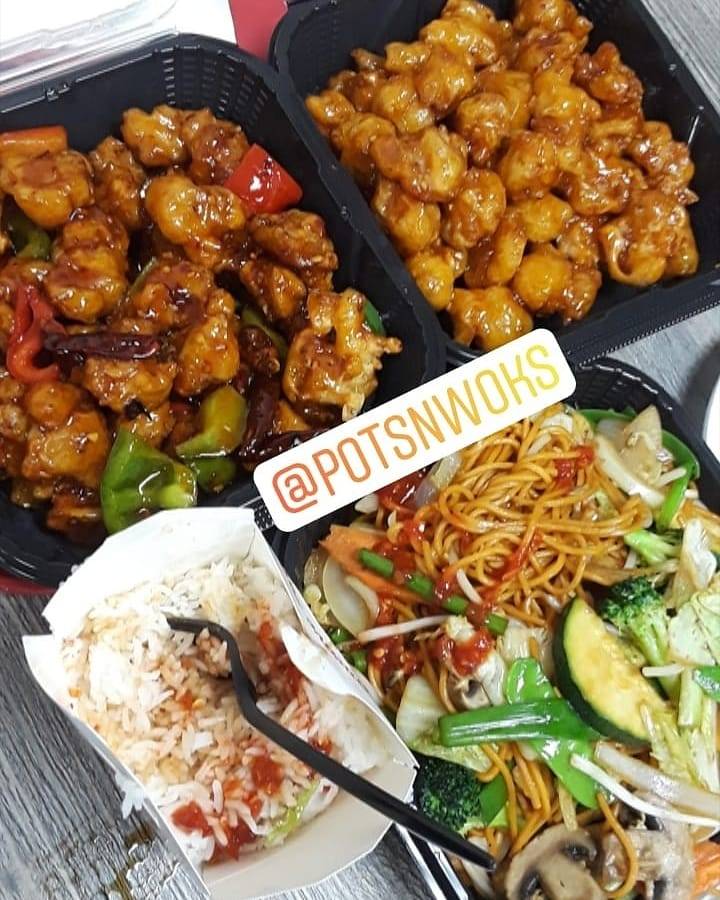 Pots N Woks | restaurant | 11213 Washington Blvd, Whittier, CA 90606, USA | 5624637755 OR +1 562-463-7755