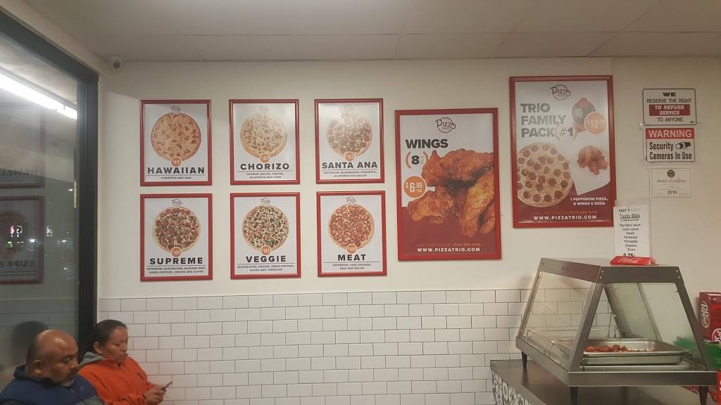 Pizza Trio | meal takeaway | 1473 S Main St, Santa Ana, CA 92707, USA | 7145504115 OR +1 714-550-4115