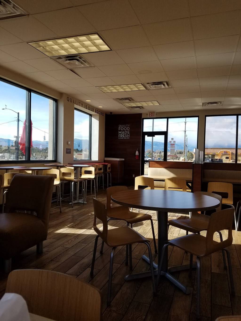 Wendys | restaurant | 5810 Palmer Park Blvd, Colorado Springs, CO 80915, USA | 7195738695 OR +1 719-573-8695