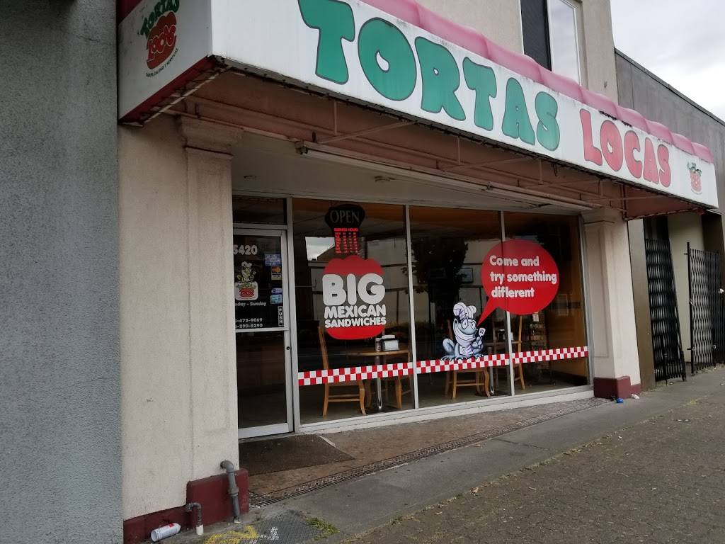Tortas Locas | restaurant | 5420 S Tacoma Way, Tacoma, WA 98409, USA | 2534739069 OR +1 253-473-9069