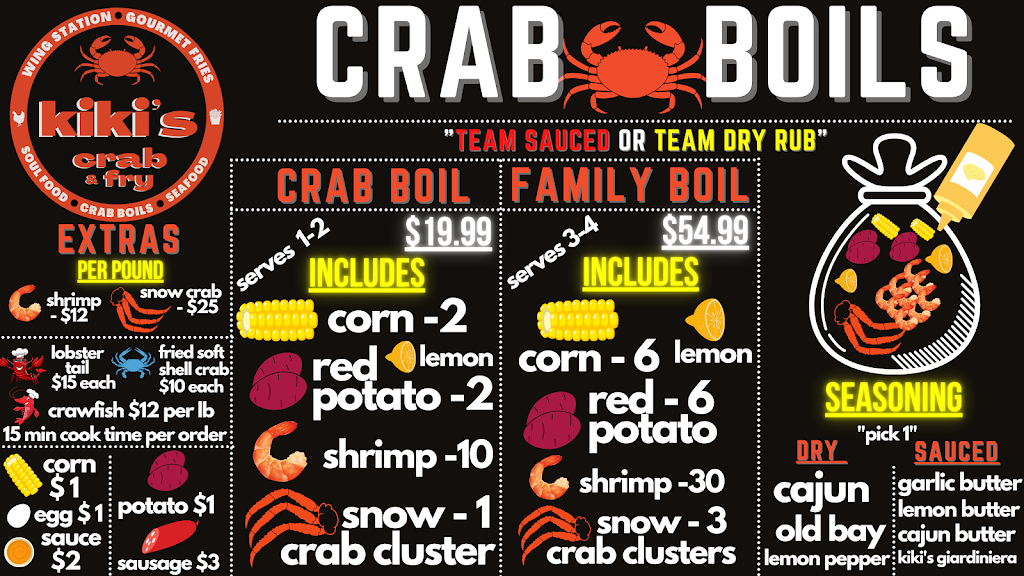 Kikis Crab & Fry | restaurant | Inside Park Street Market, 512 N Park St, Kalamazoo, MI 49007, USA | 2693438300 OR +1 269-343-8300