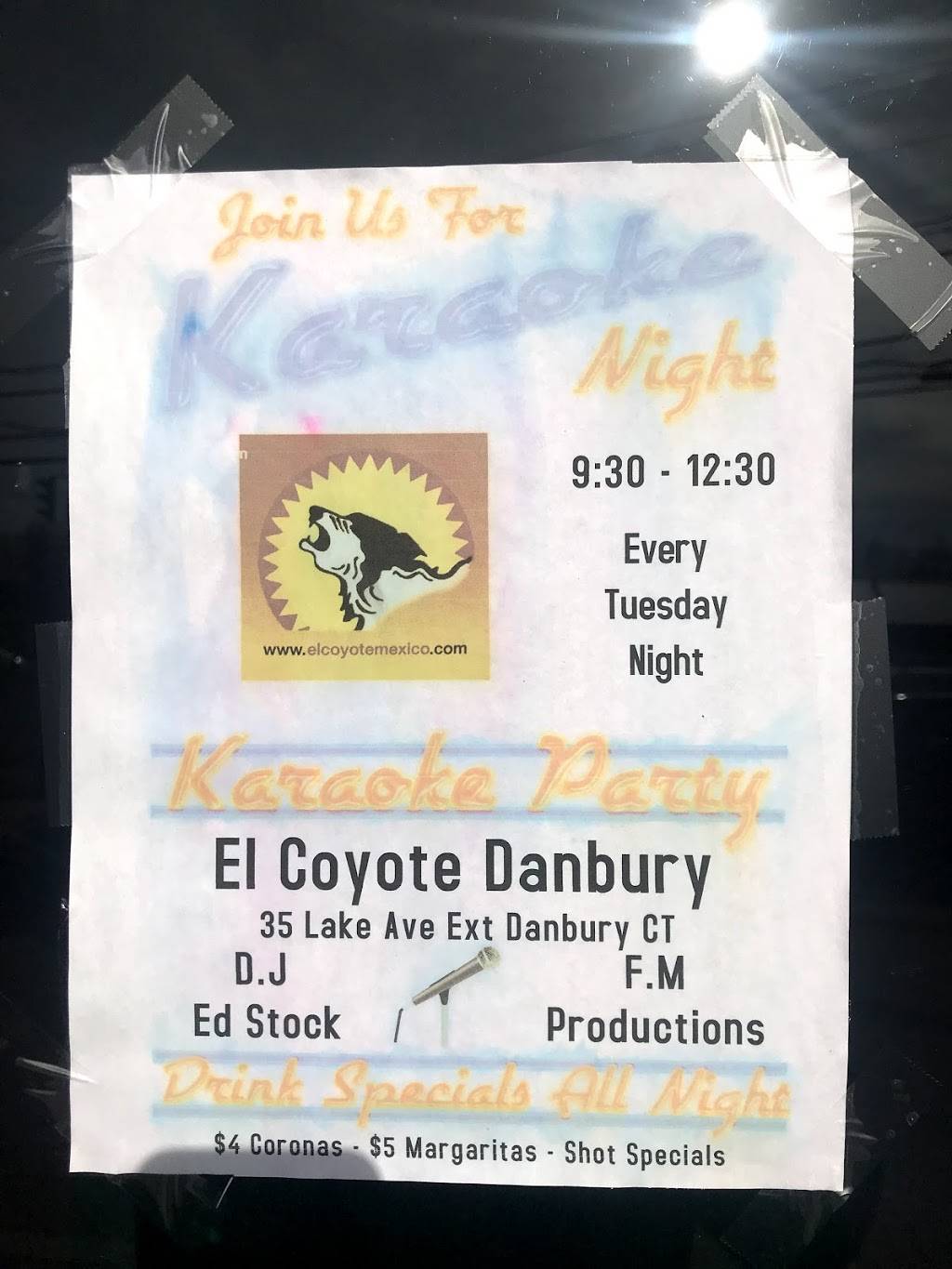 El Coyote | restaurant | 35 Lake Ave Ext, Danbury, CT 06811, USA | 2035467355 OR +1 203-546-7355