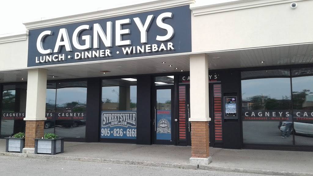 Cagneys Steakhouse & Winebar | restaurant | 128 Queen St S Unit 10, Mississauga, ON L5M 1K8, Canada | 9058262311 OR +1 905-826-2311