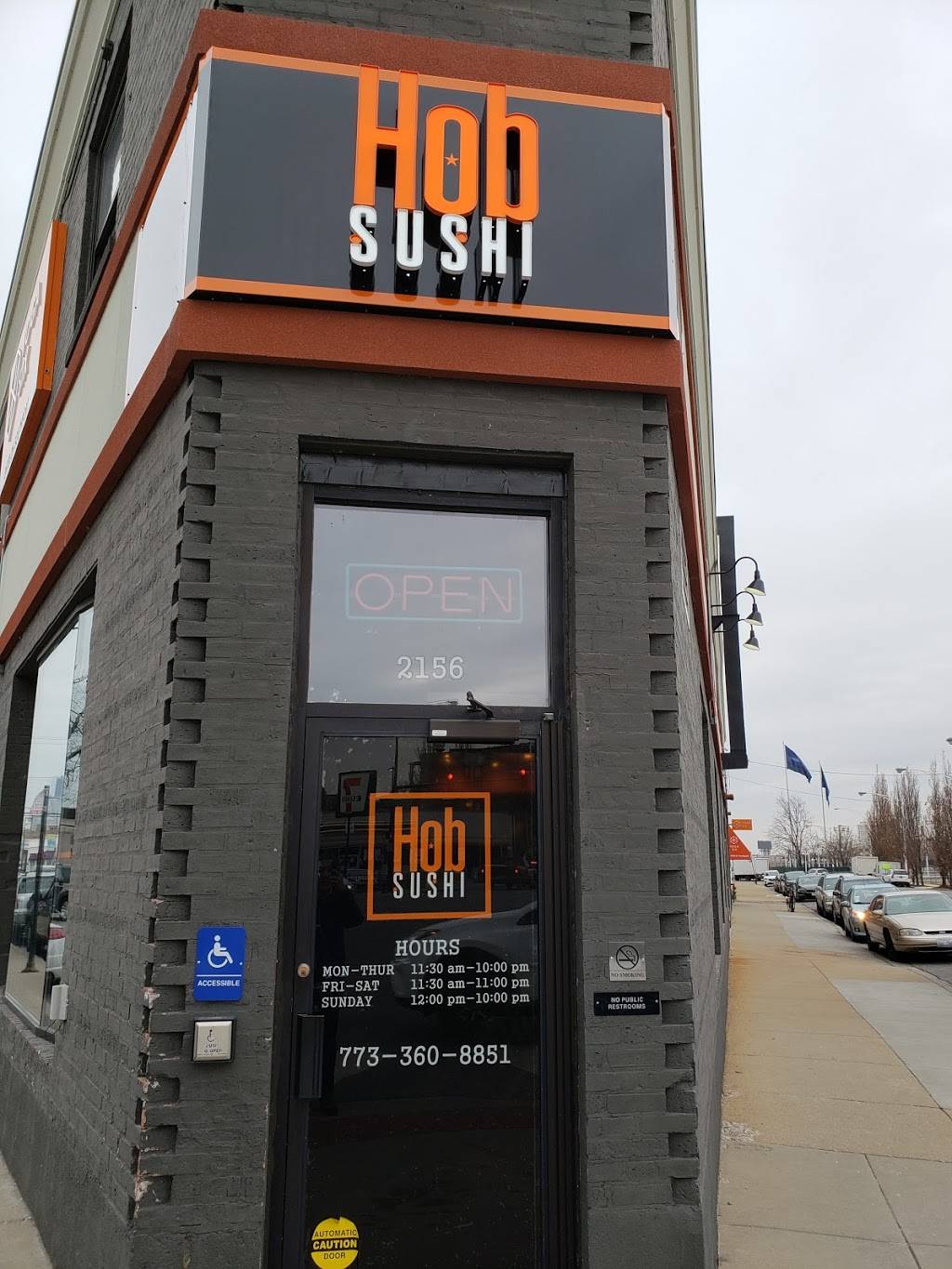 Hob Sushi | restaurant | 2156 N Clybourn Ave, Chicago, IL 60614, USA | 7733608851 OR +1 773-360-8851