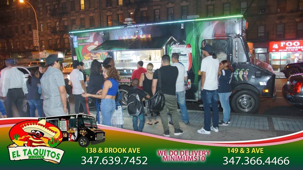 El Taquitos | restaurant | 138 Brook Ave, Bronx, NY 10454, USA | 3476397452 OR +1 347-639-7452