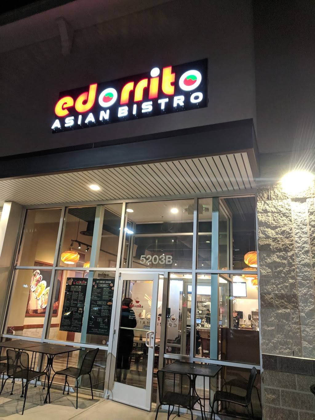Edorrito Asian Bistro | restaurant | 5203 Campbell Blvd, Nottingham, MD 21236, USA | 4109338888 OR +1 410-933-8888
