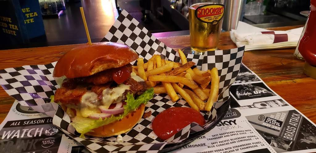 Snookers Sports Billiards Bar & Grill | restaurant | 53 Ashburton St, Providence, RI 02904, USA | 4013517665 OR +1 401-351-7665