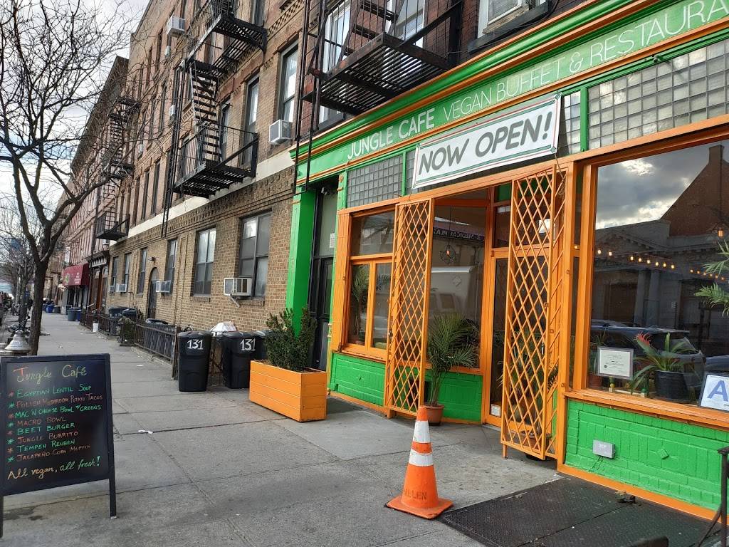 Jungle Cafe | restaurant | 131 Greenpoint Ave, Brooklyn, NY 11222, USA | 3479874981 OR +1 347-987-4981