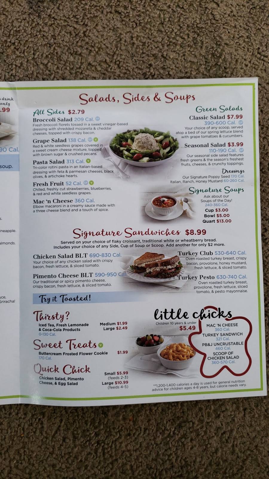 Chicken Salad Chick | restaurant | 1305 Merchants Dr, Oxford, MS 38655, USA | 6622220494 OR +1 662-222-0494