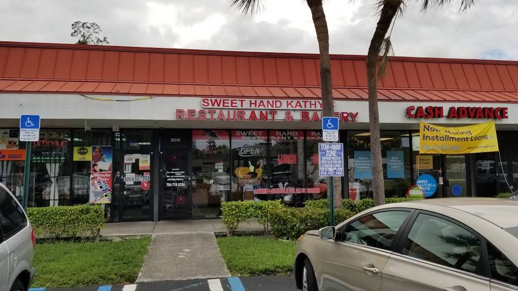 Sweet Hand Kathys | restaurant | 20316 NW 2nd Ave, Miami, FL 33169, USA | 7867188234 OR +1 786-718-8234