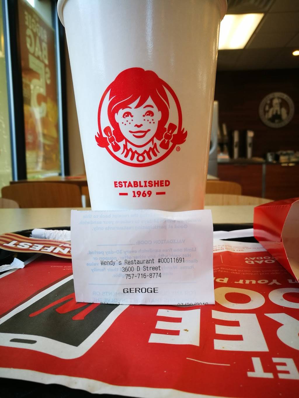 Wendys | restaurant | 3600 D St, Virginia Beach, VA 23459, USA | 7577168774 OR +1 757-716-8774