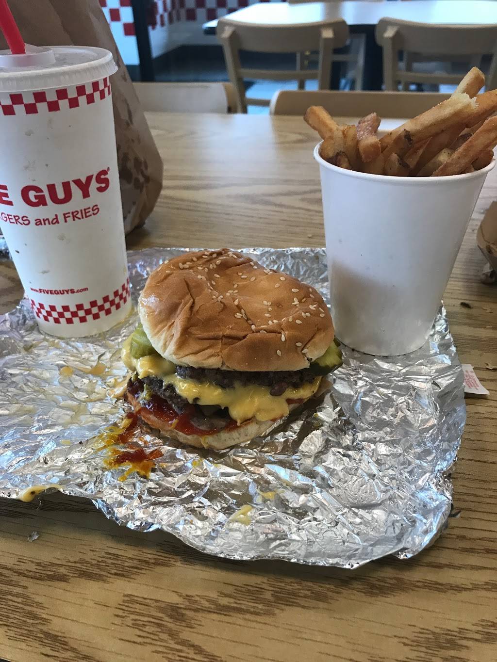 Five Guys | meal takeaway | 27 Westgate Dr, Brockton, MA 02301, USA | 7743817921 OR +1 774-381-7921