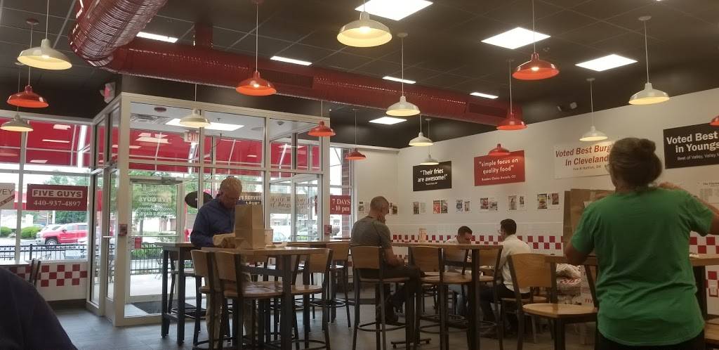Five Guys | meal takeaway | 36050-A Detroit Rd, Avon, OH 44011, USA | 4409374897 OR +1 440-937-4897