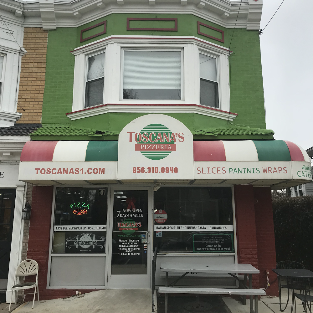 Toscana’s Pizzeria & Restaurant | restaurant | 51 E Kings Hwy, Audubon, NJ 08106, USA | 8563100940 OR +1 856-310-0940
