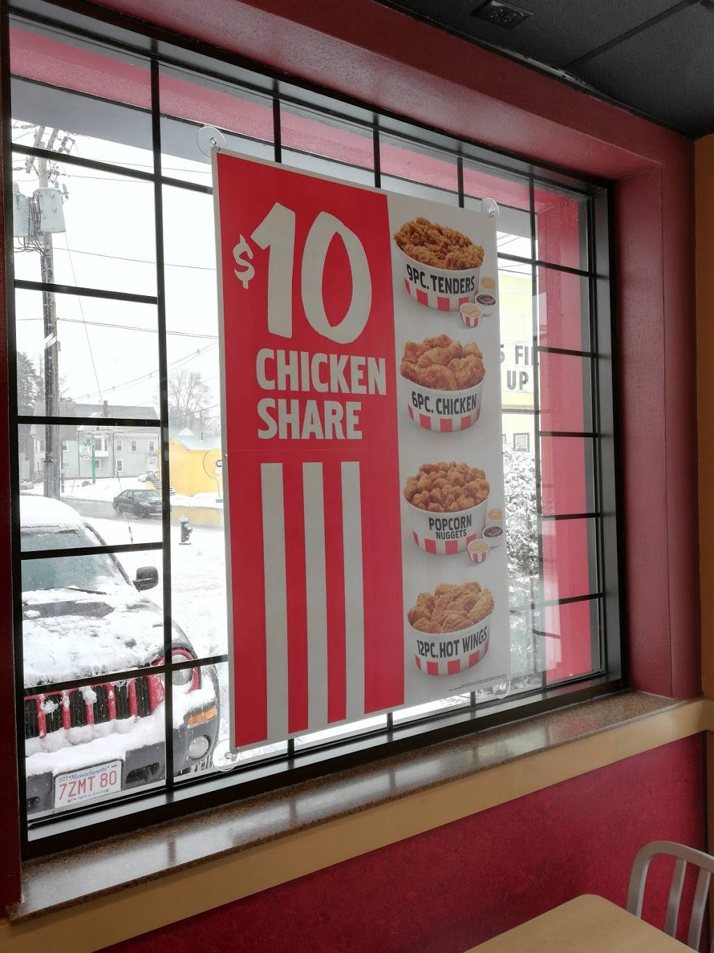 KFC | restaurant | 875 N Montello St, Brockton, MA 02301, USA | 5085809956 OR +1 508-580-9956