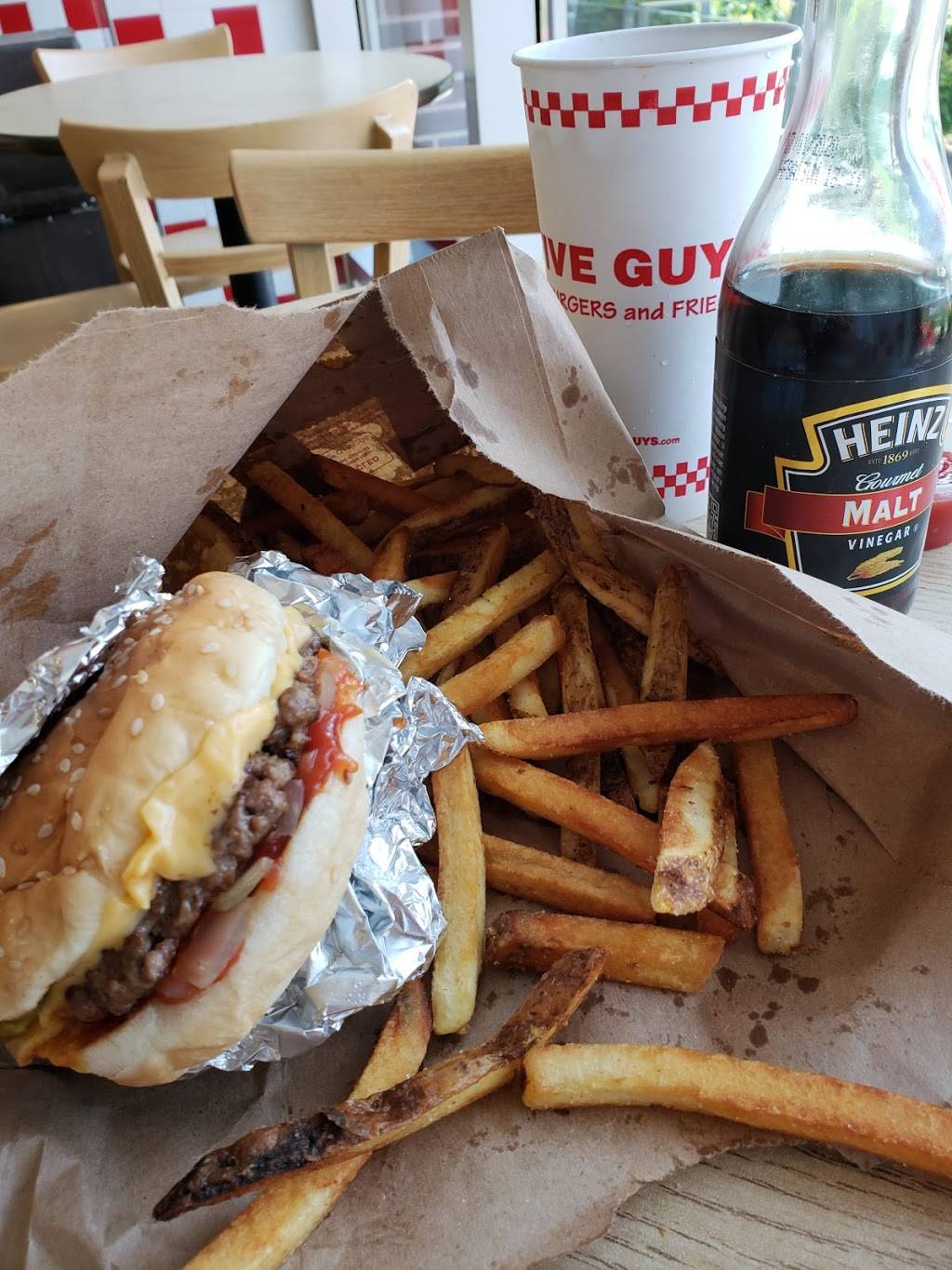 Five Guys | meal takeaway | 3333 Olney Sandy Spring Rd, Olney, MD 20832, USA | 3012601243 OR +1 301-260-1243