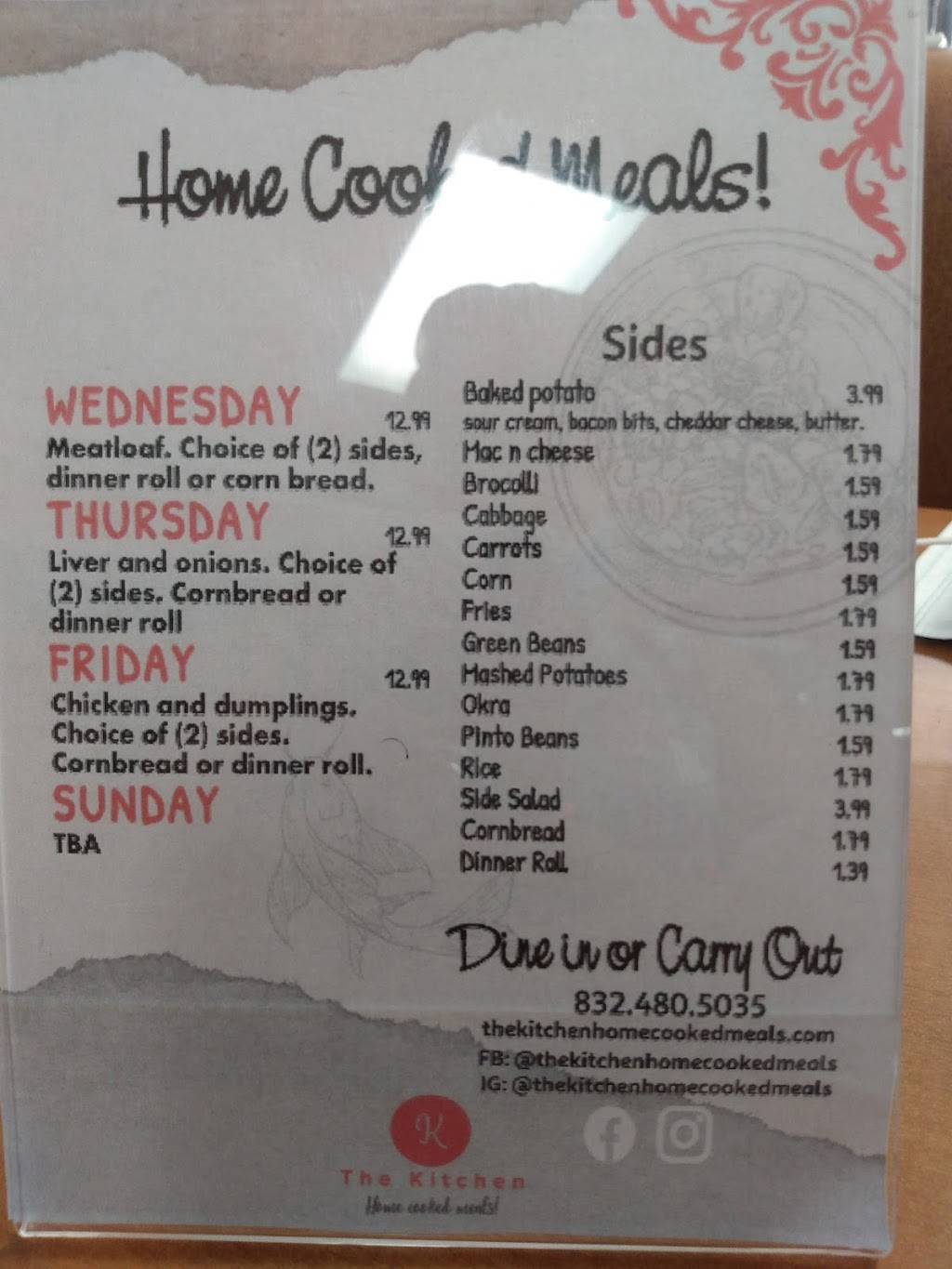 The Kitchen | restaurant | 700 E Houston St, Cleveland, TX 77327, USA | 8324805035 OR +1 832-480-5035