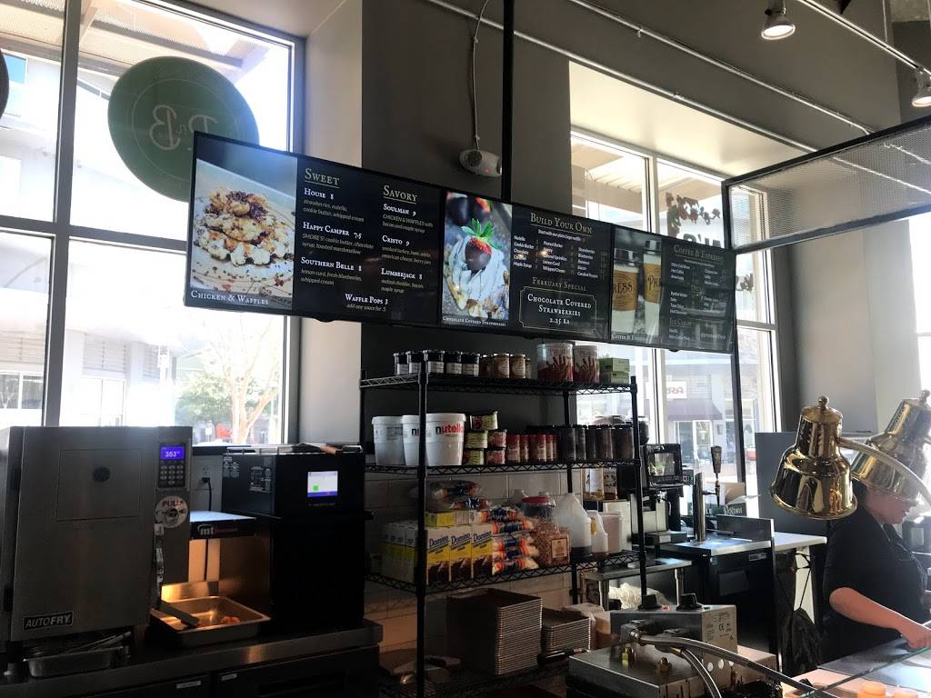 Press Waffle Co. | restaurant | Foodhall at Crockett Row, 3000 Crockett St, Fort Worth, TX 76107, USA | 8173504818 OR +1 817-350-4818