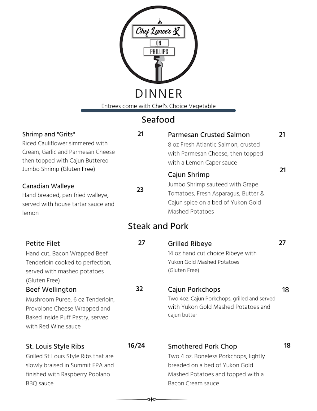 Chef Lances on Phillips | restaurant | 431 N Phillips Ave, Sioux Falls, SD 57104, USA | 6052717800 OR +1 605-271-7800