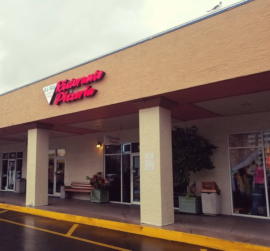 Al and Stella Authentic Italian Restaurant And Pizzeria ( Water  | restaurant | 1261 Gulf Blvd #110, Clearwater Beach, FL 33767, USA | 7272400743 OR +1 727-240-0743